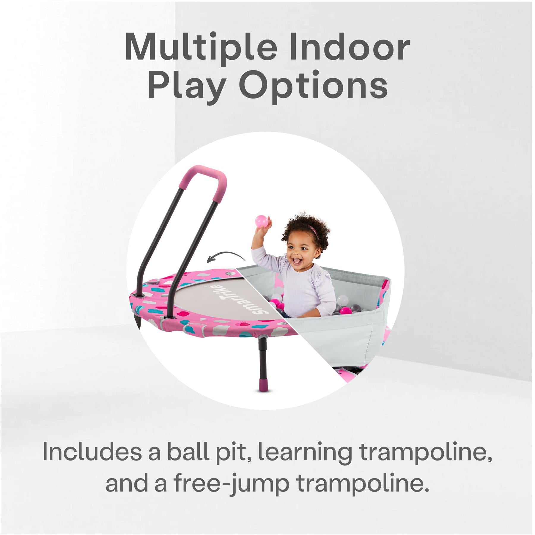 SmarTrike 3 in 1 Trampoline - Pink
