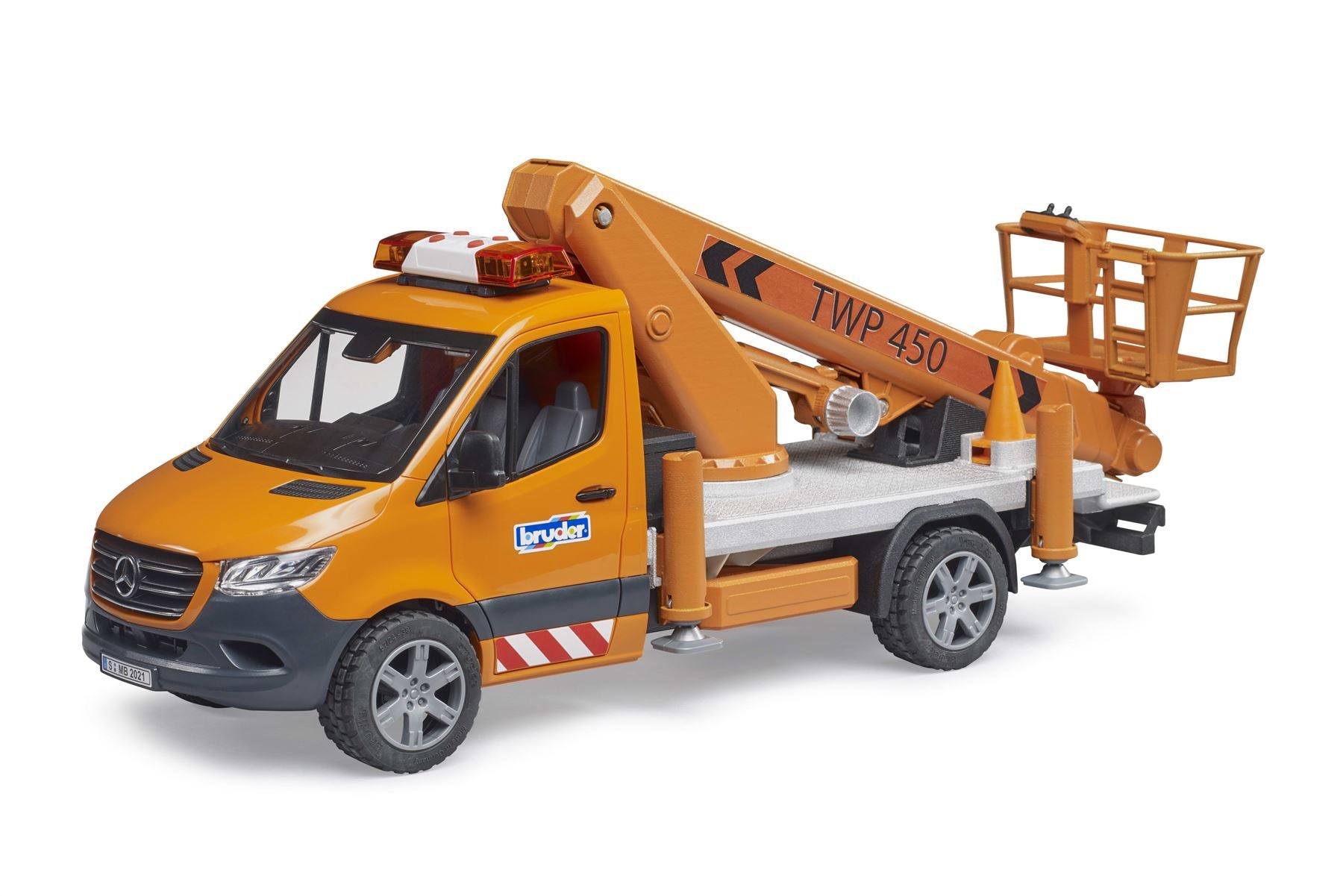 MB Sprinter with working platform and Light + Sound Module