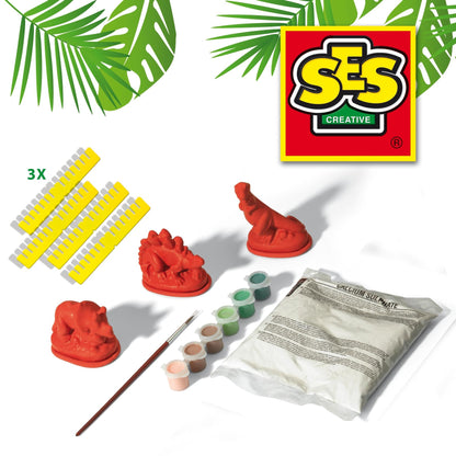 Casting and painting - Dinosaurs