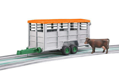 Livestock trailer with 1 cow