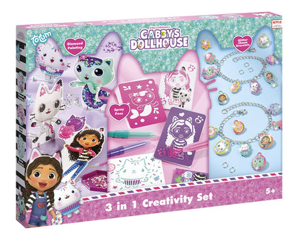 GABBY'S DOLLHOUSE 3 IN 1 SET