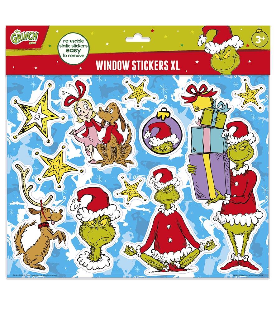 Grinch Window Stickers