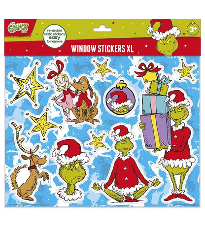 Grinch Window Stickers