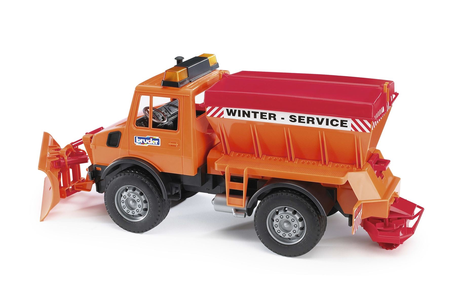 MB Unimog winter service with plow blade