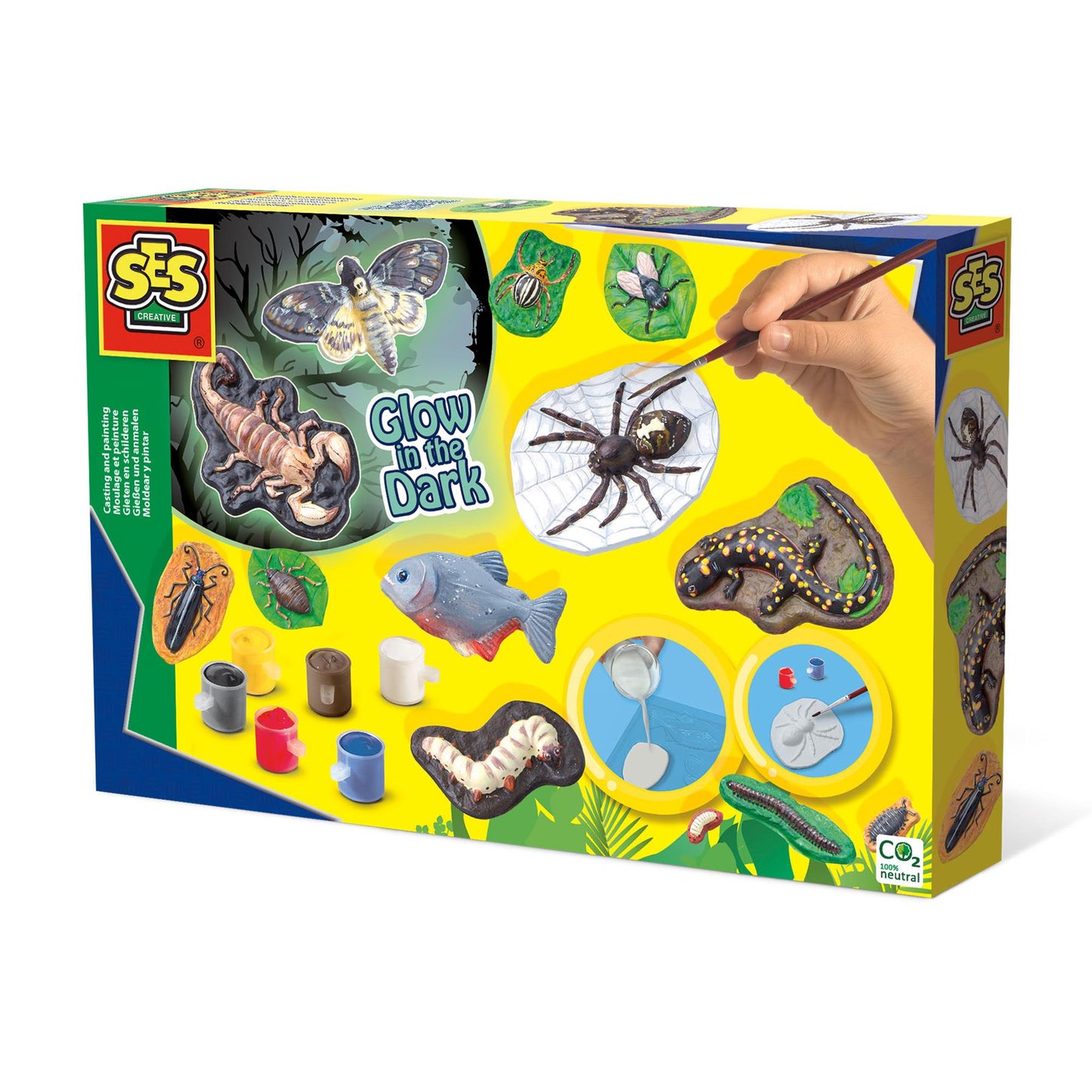 Casting and painting - Scary animals