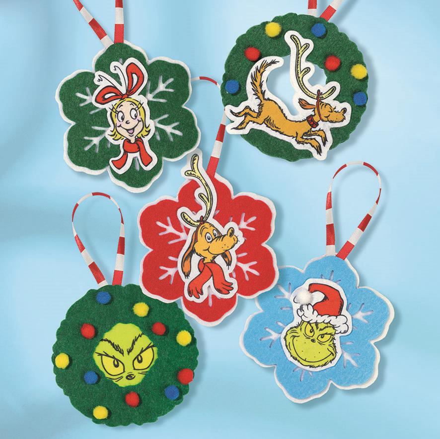 Grinch Felt hangers