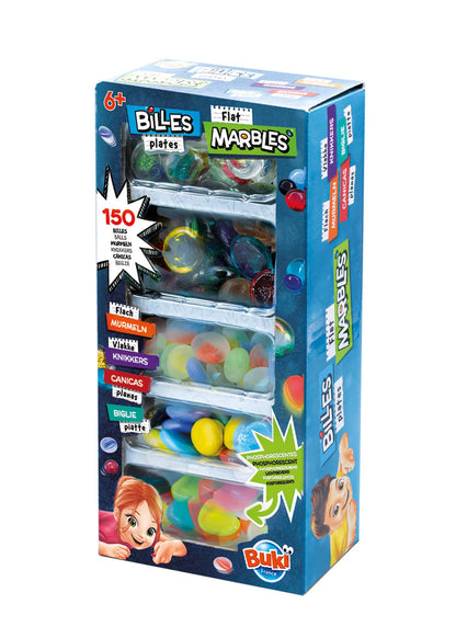 Box of 150 Flat Marbles