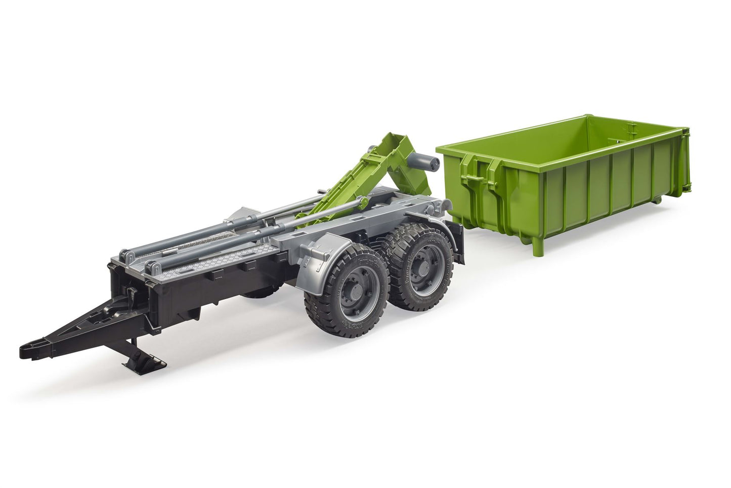 Roll-Off-Container trailer for tractors
