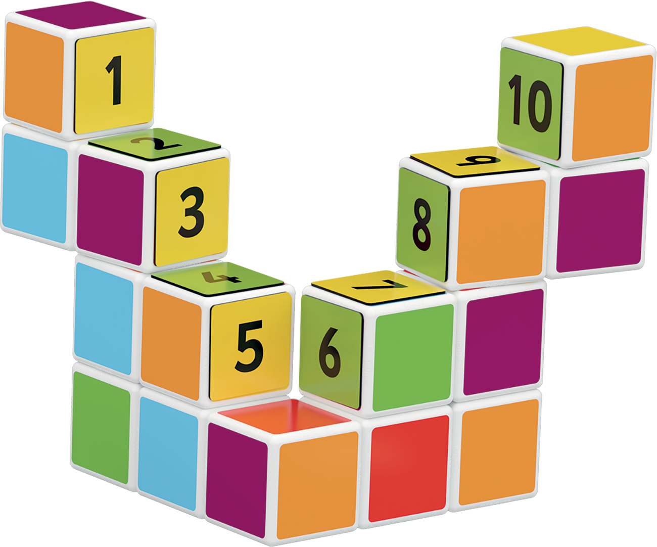 Magicube Maths Building 16 Cubes