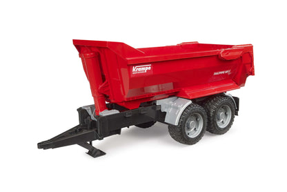 Krampe Tandem-Halfpipe tipping trailer
