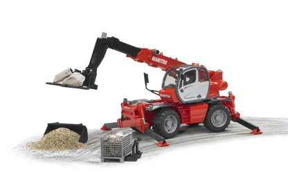 Manitou Telescopic forklift MRT 2150 with accessories