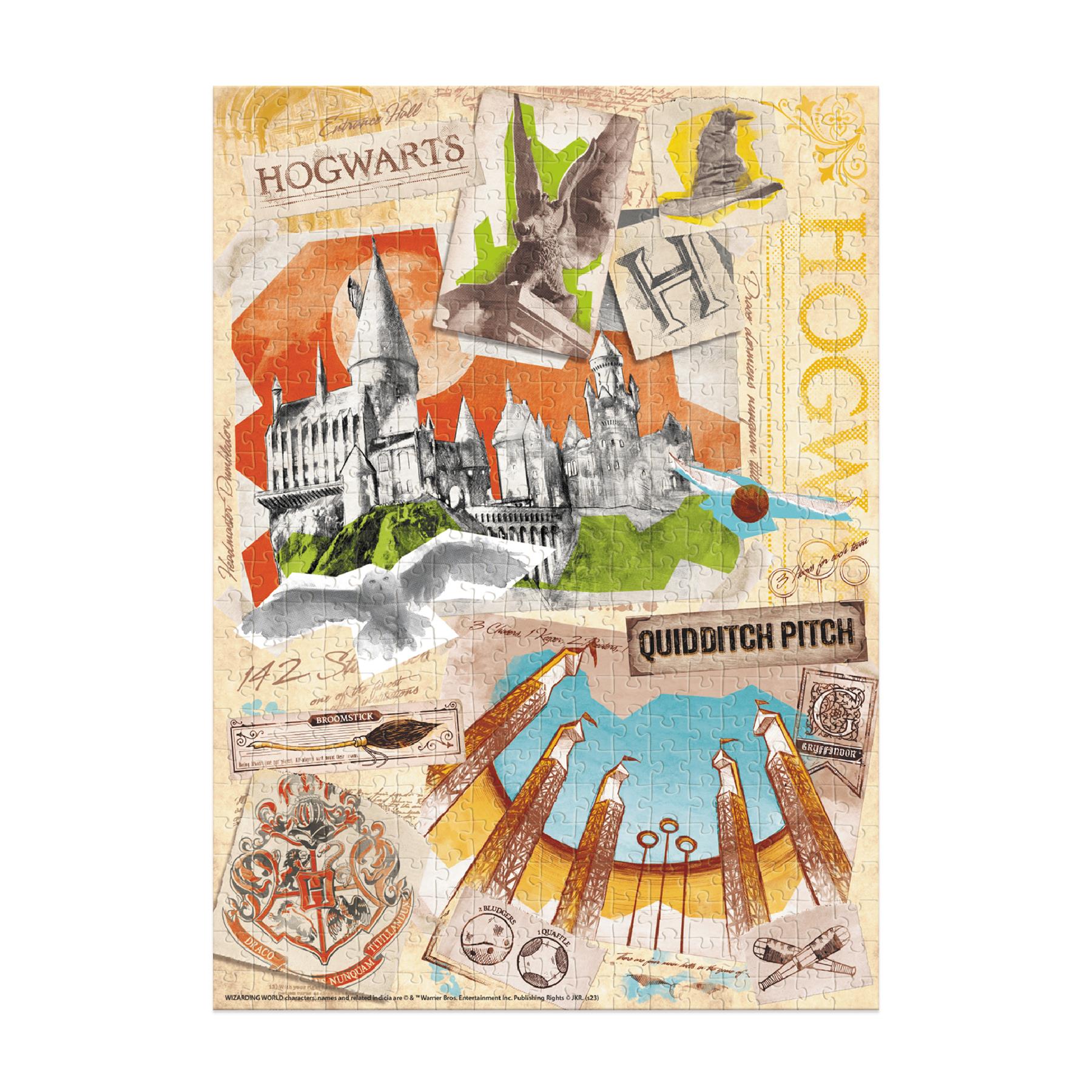Puzzle Hard M Harry Potter Hogwarts school and Quidditch field - 450 pcs