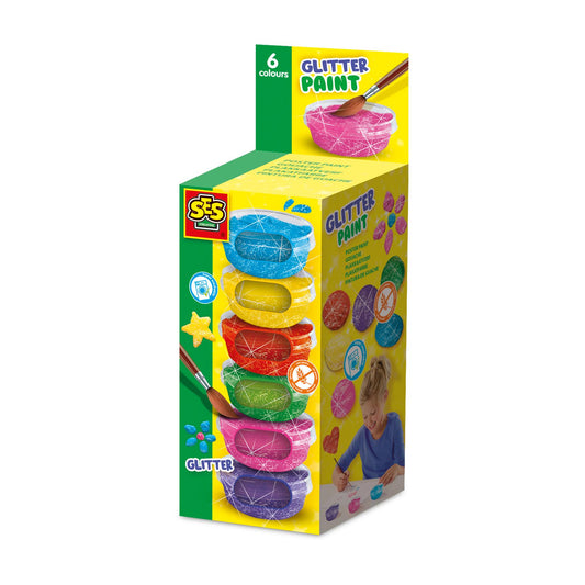 Poster paint glitter (6x45ml)