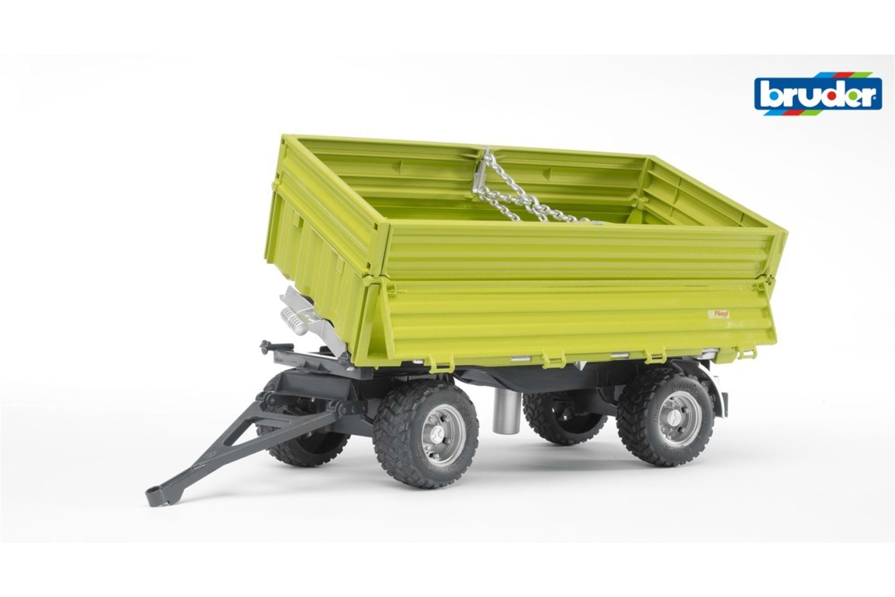 Fliegl Three way tipp. trailer with removable top
