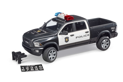 RAM 2500 Police truck with policeman and accessories