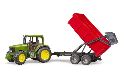 John Deere 6920 with tipping trailer