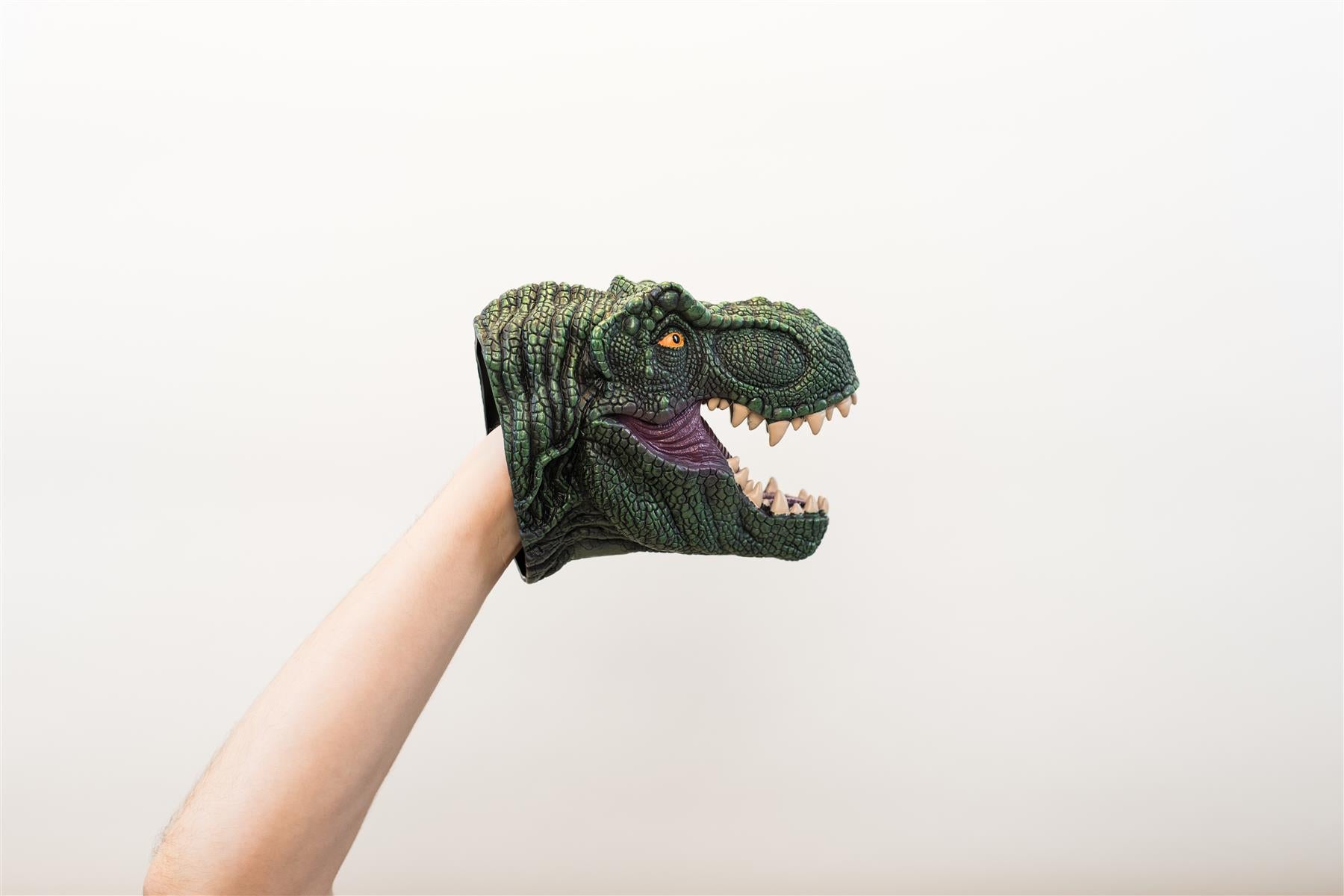 Wild Thingz Hand Puppet - Trex - Green