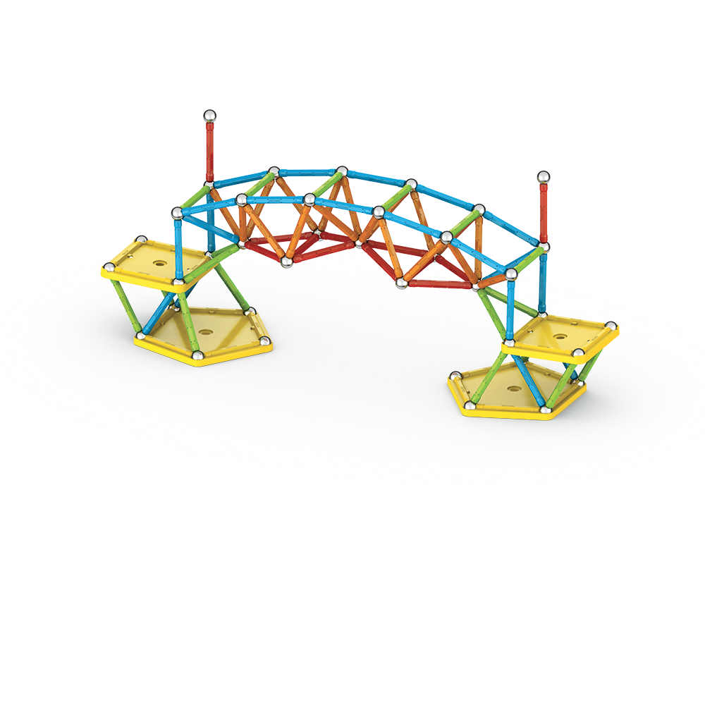 Geomag Magnetic Supercolor - 142 Pieces