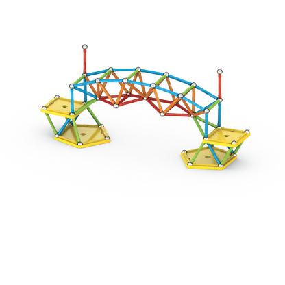 Geomag Magnetic Supercolor - 142 Pieces