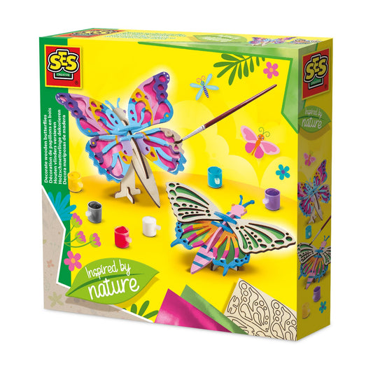 Decorate wooden butterflies - Inspired by nature