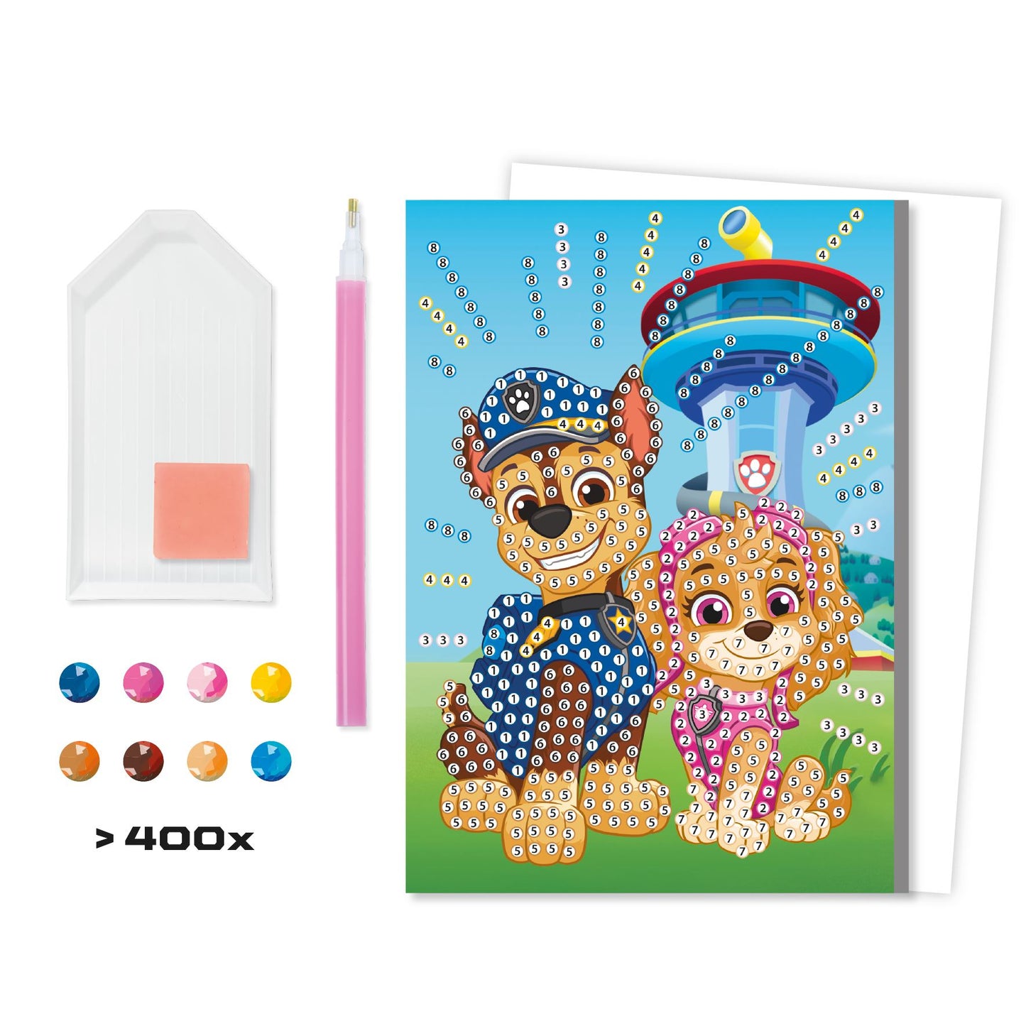Paw Patrol Diamond Painting Card and Envelope