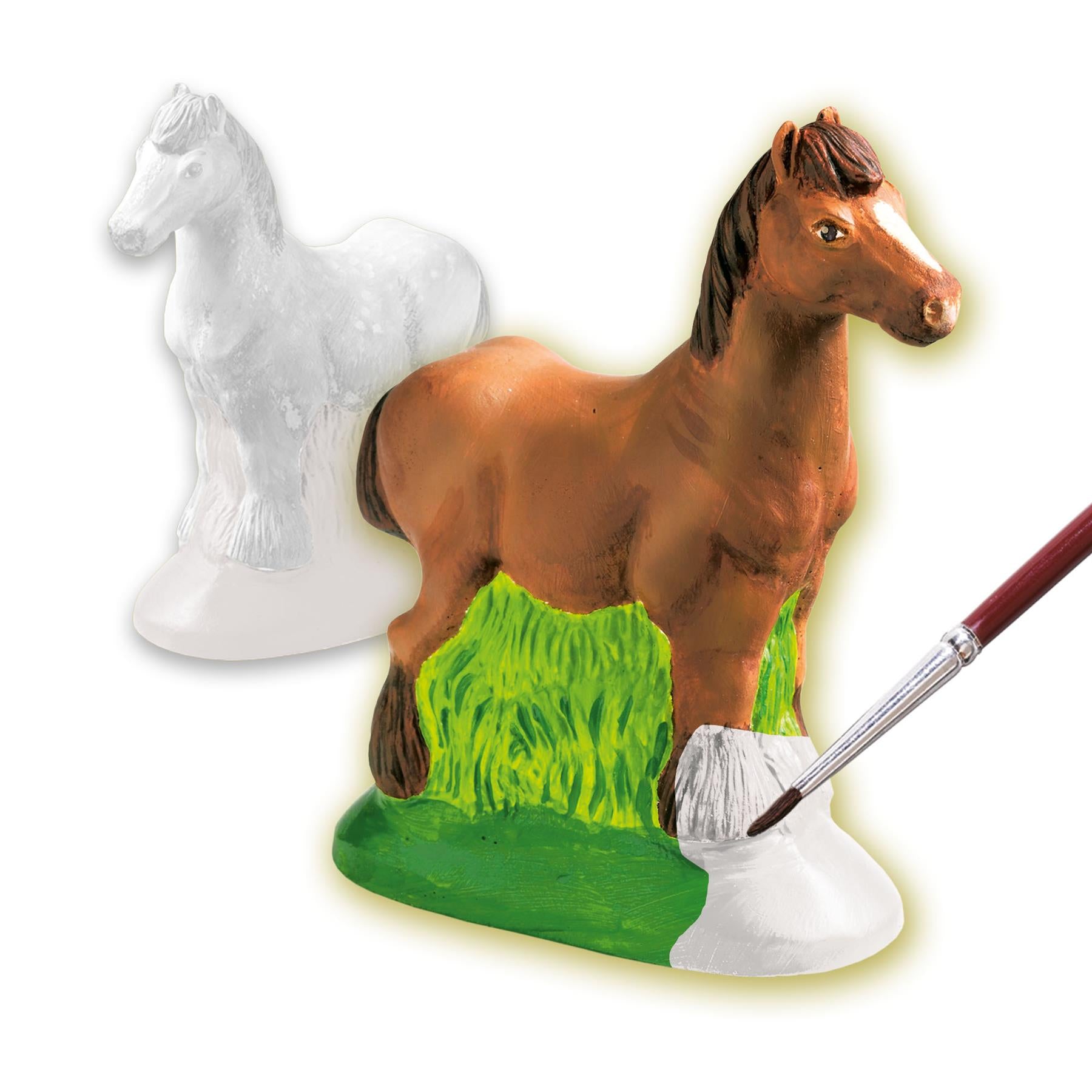 Casting and painting - Horse