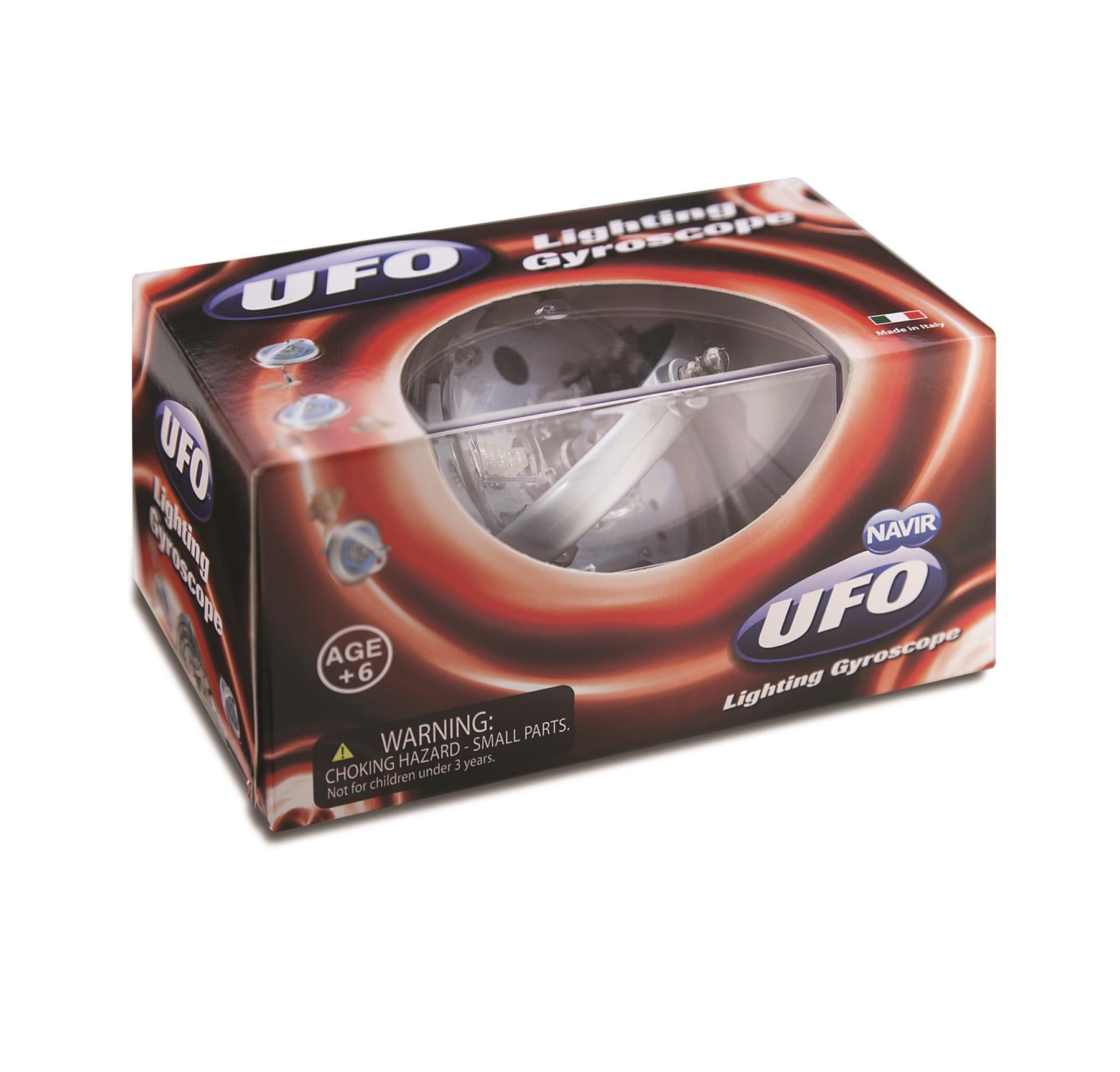 UFO Lighting Gyroscope - Red