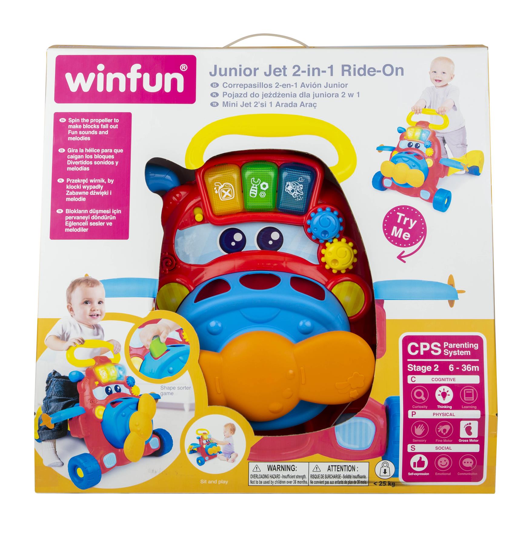 Junior Jet 2 in 1 Ride on