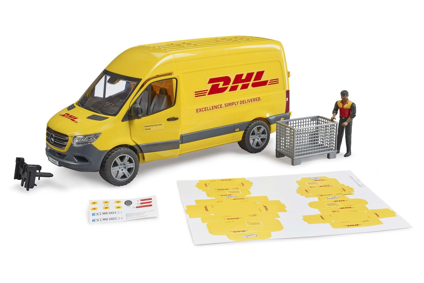 MB Sprinter DHL with driver