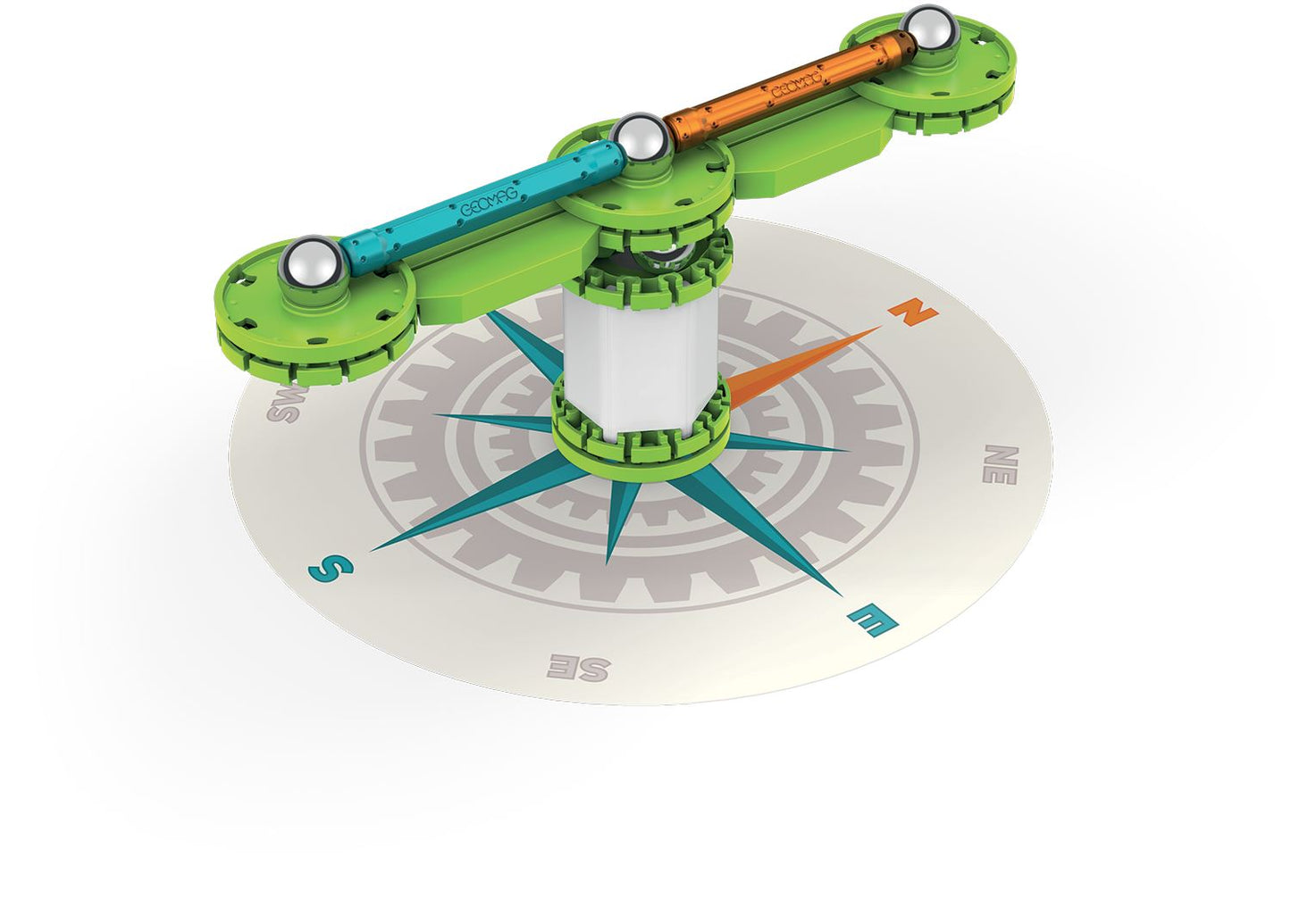 Geomag Mechanics Gravity Motion Magnetic Compass - 35 Pieces