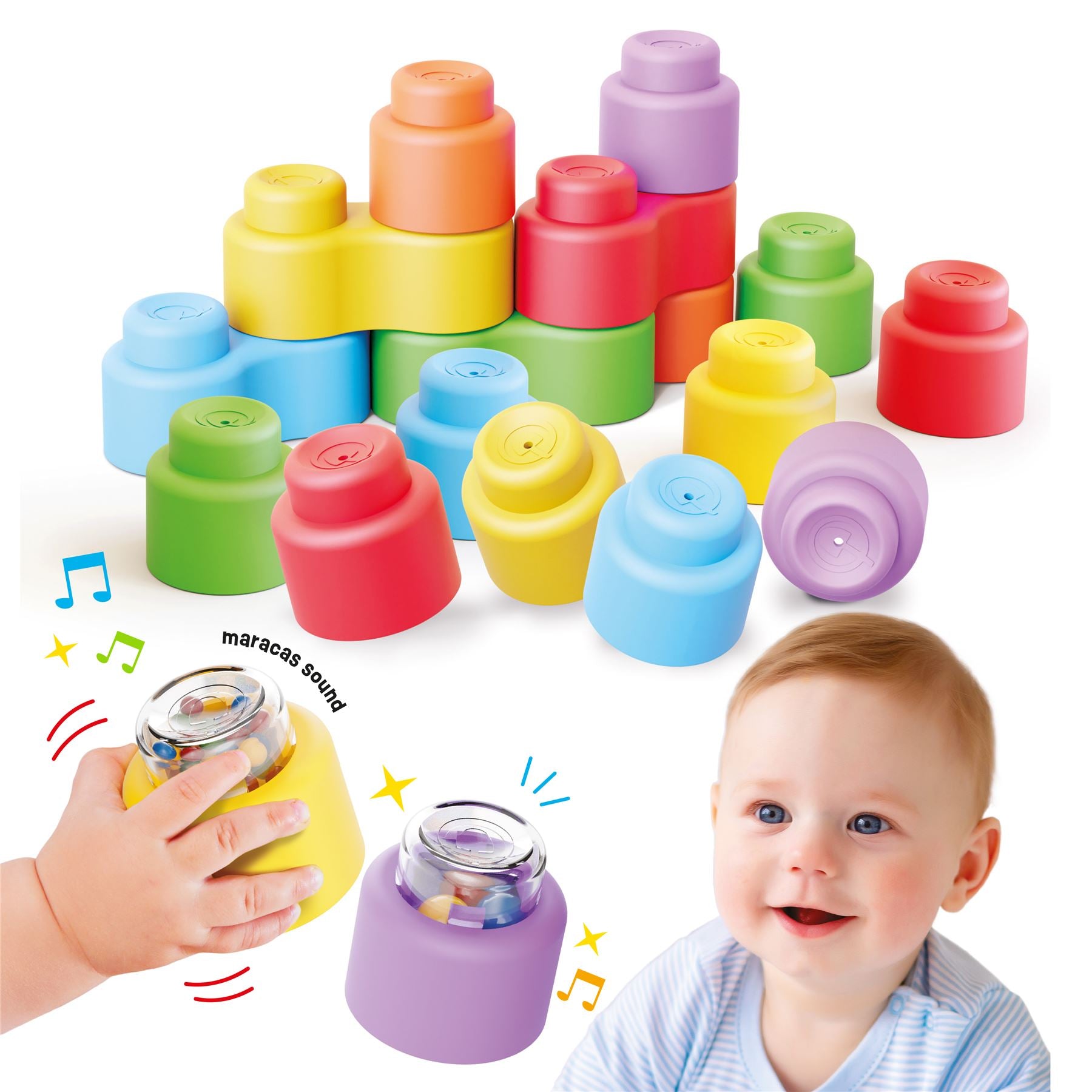 Momy Soft and Happy Sounds - 32 Pieces