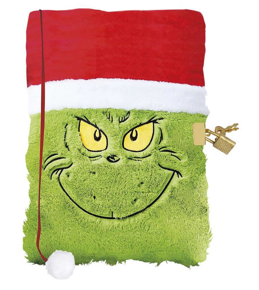 Grinch Fluffy Notebook