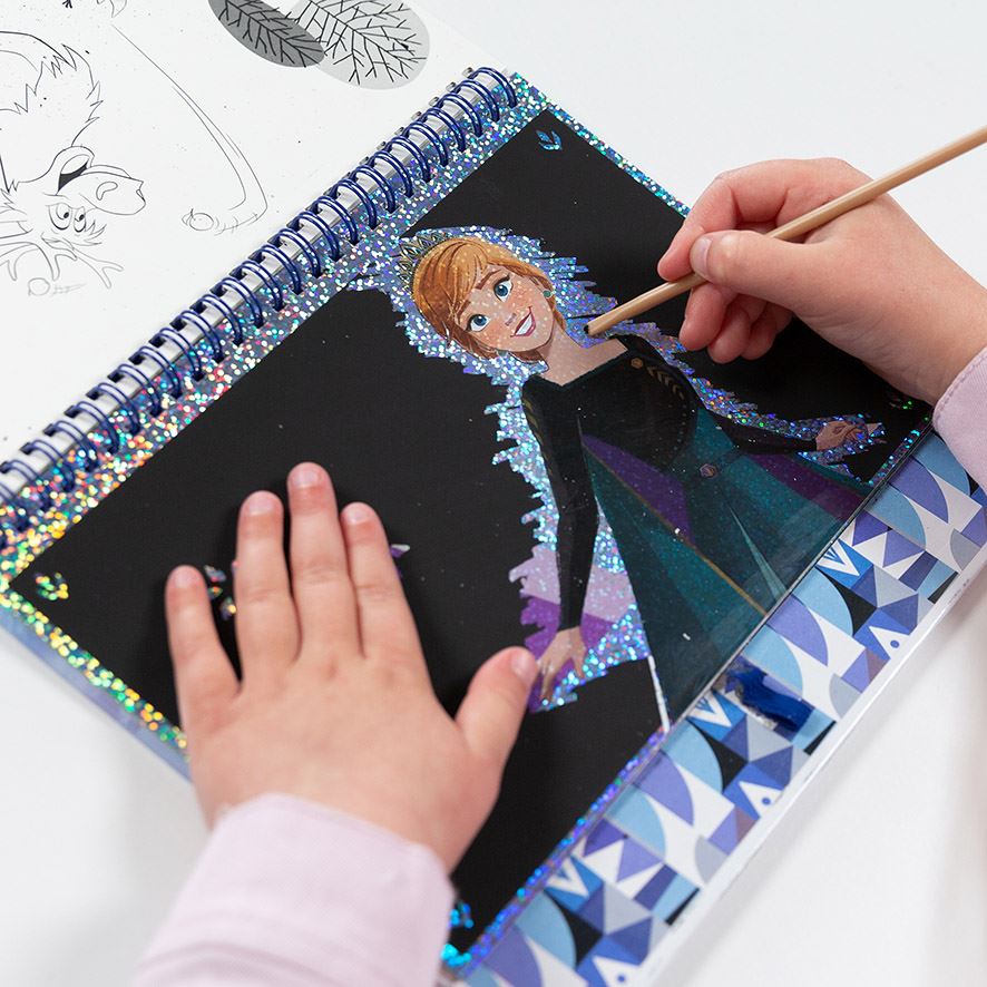 DISNEY FROZEN SCRATCH BOOK