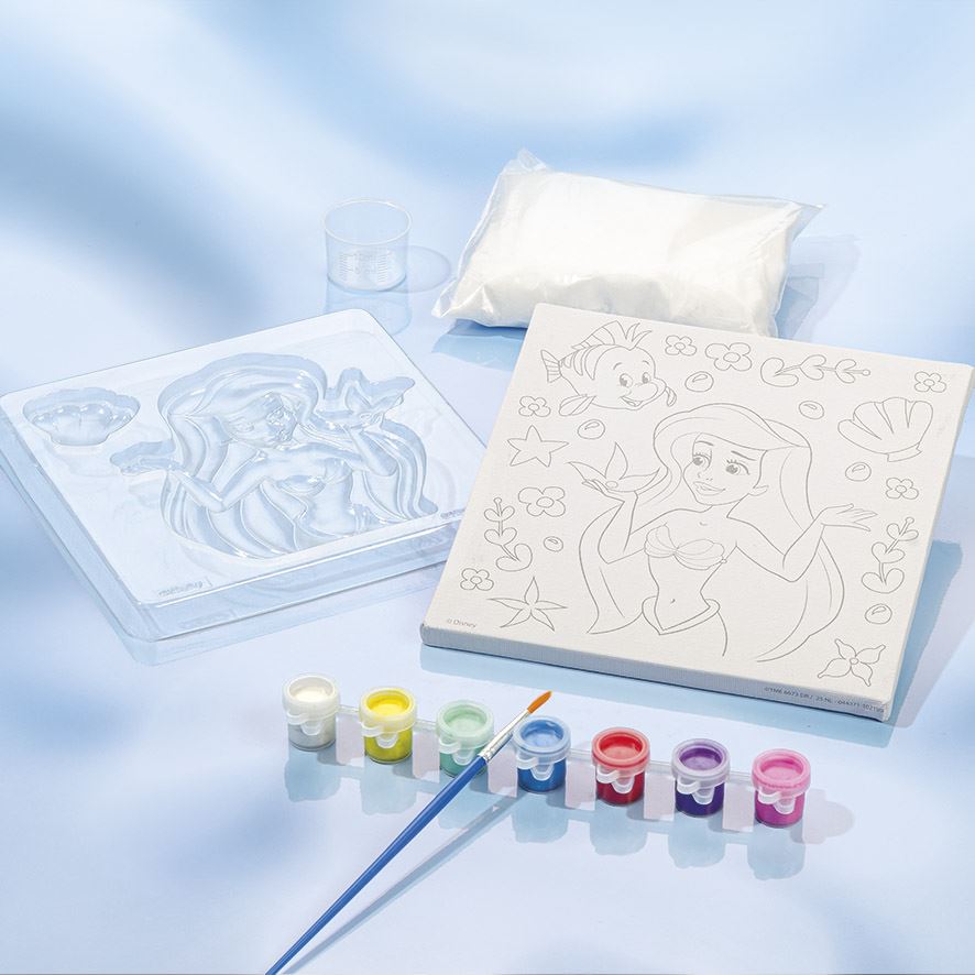 DISNEY PRINCESS CANVAS PLASTER CASTING