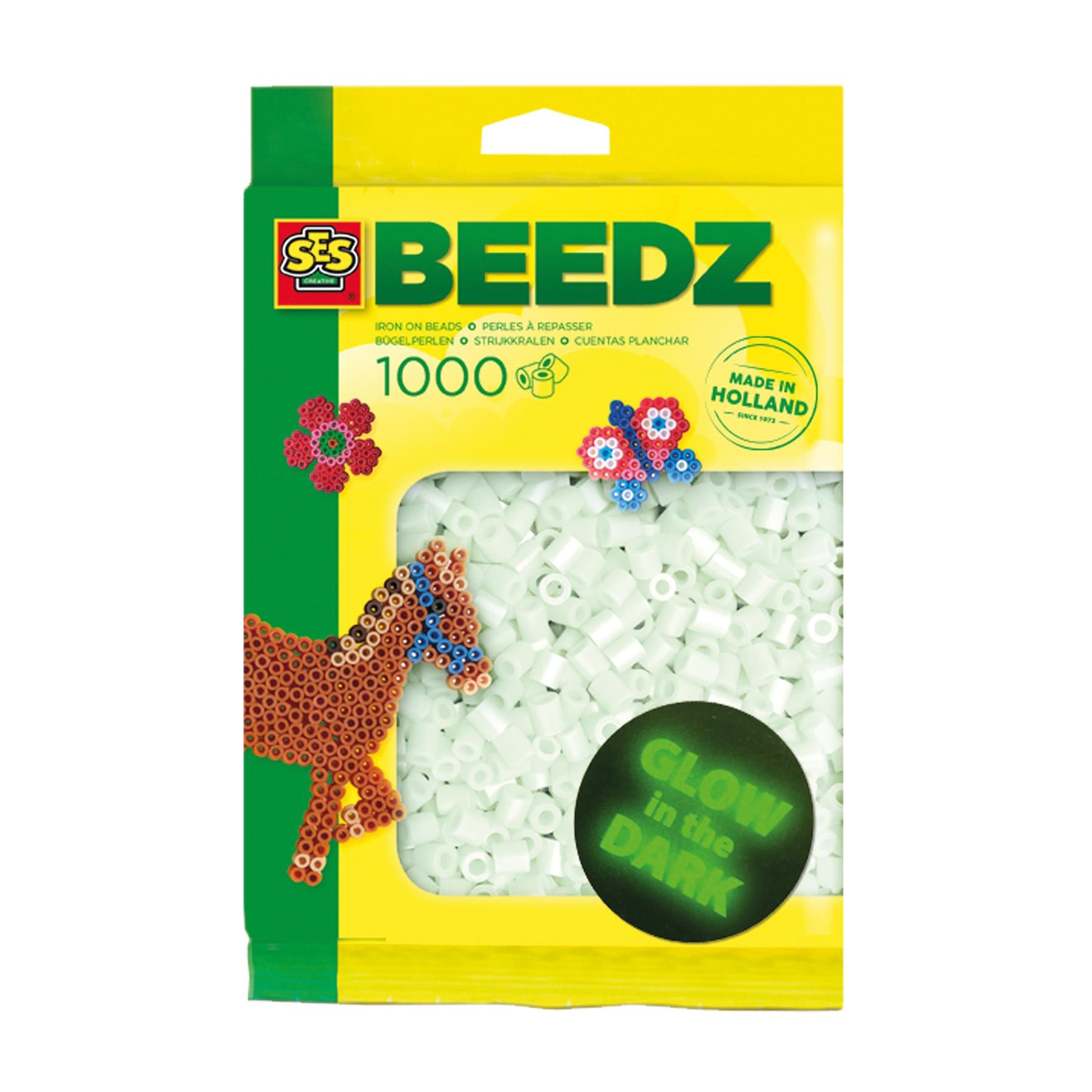 Iron on beads 1000 glow in the dark