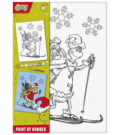 Grinch Canvas Painting