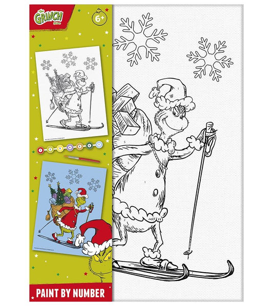 Grinch Canvas Painting