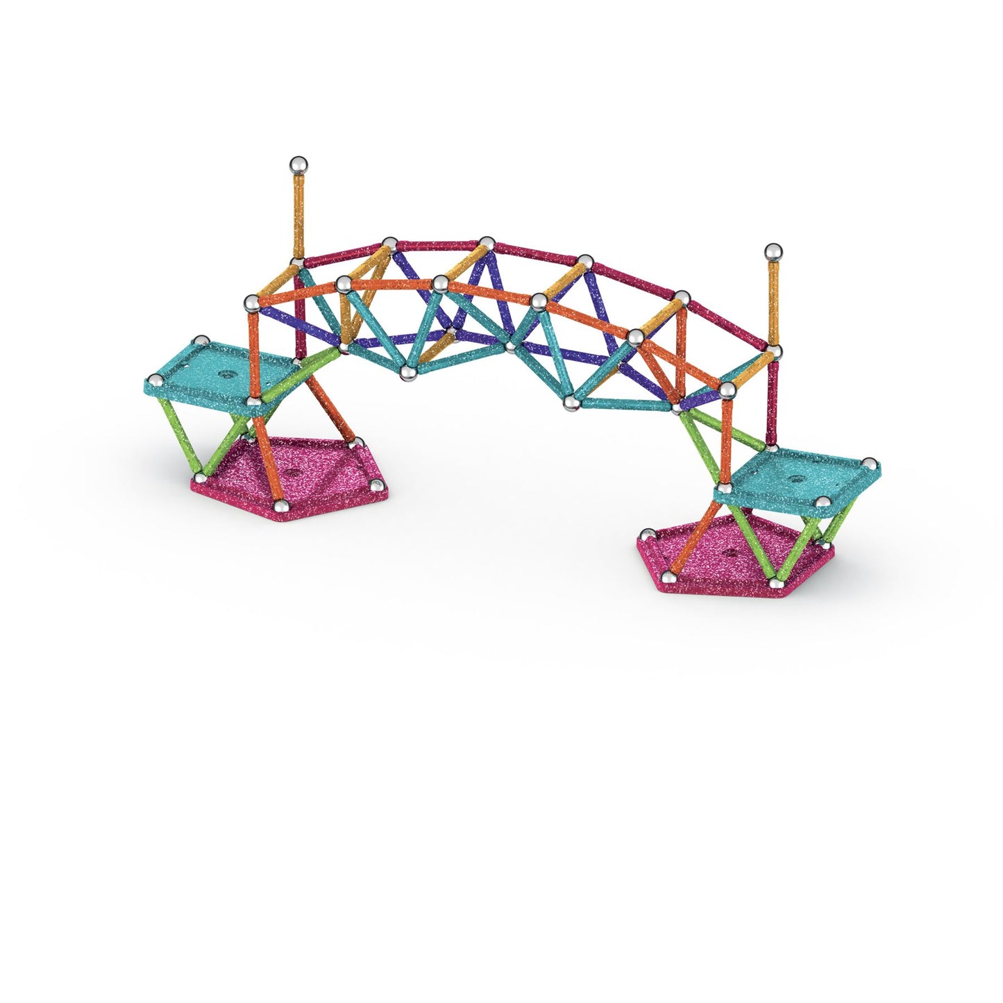 Geomag Classic Glitter Recycled 142 Pieces