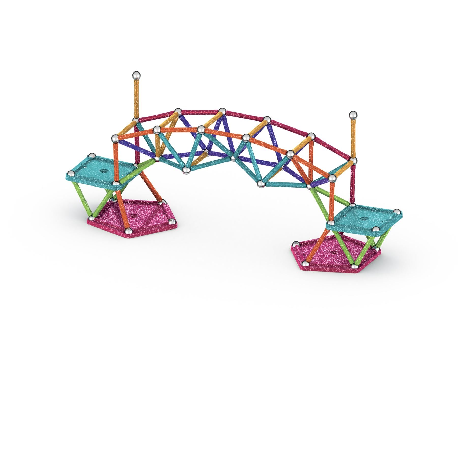 Geomag Classic Glitter Recycled 142 Pieces