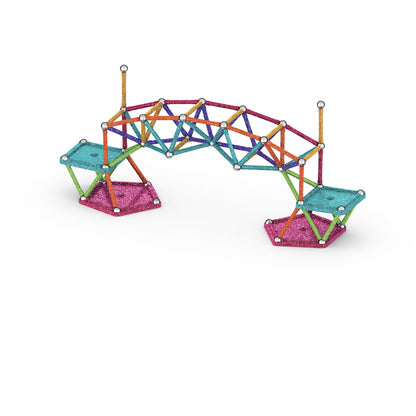 Geomag Classic Glitter Recycled 142 Pieces