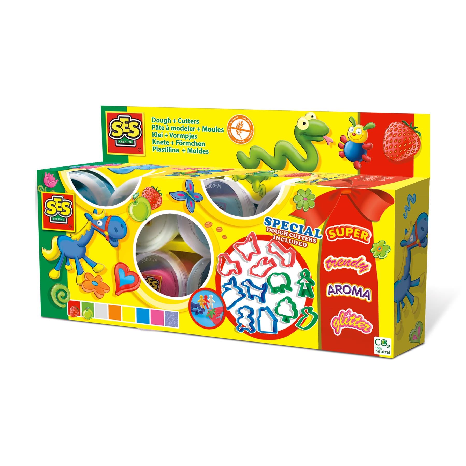 Dough mania 8x90gr with cutters