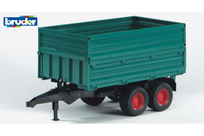 Tipping trailer with removable top
