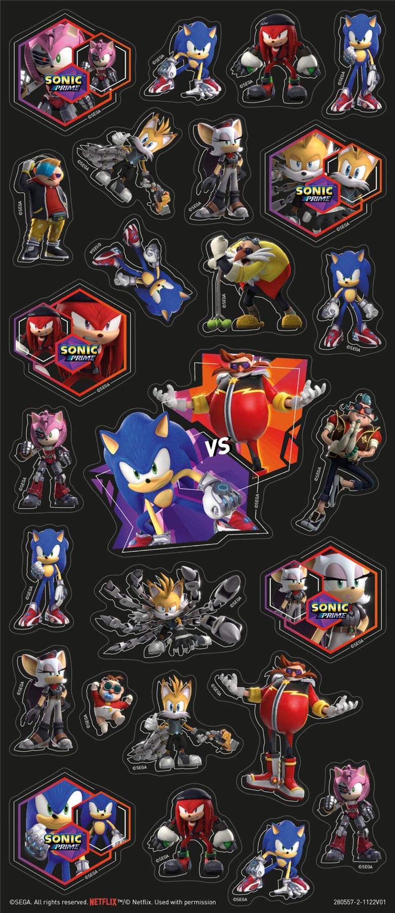 Sonic Super Sticker Set