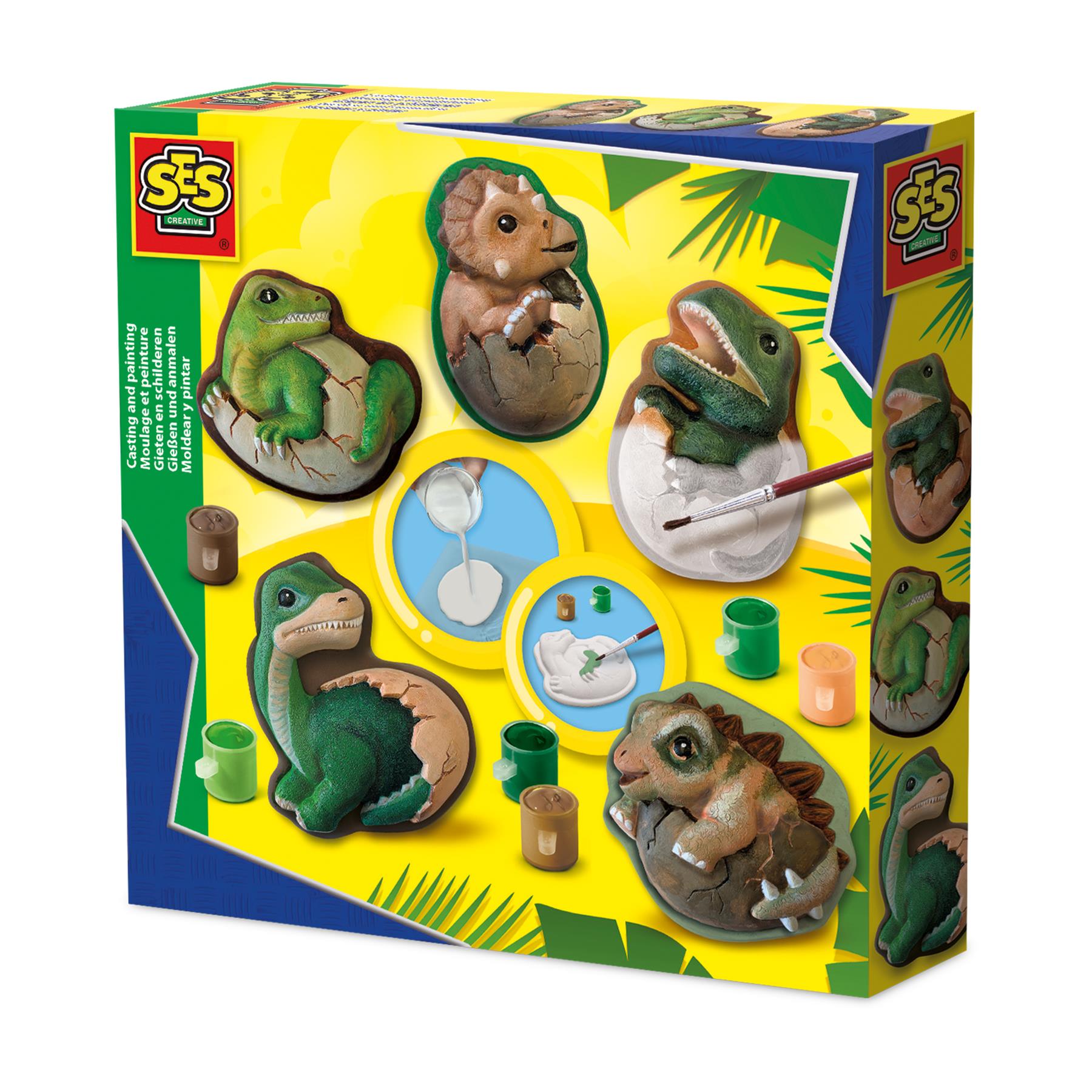 Casting and painting - Dino eggs