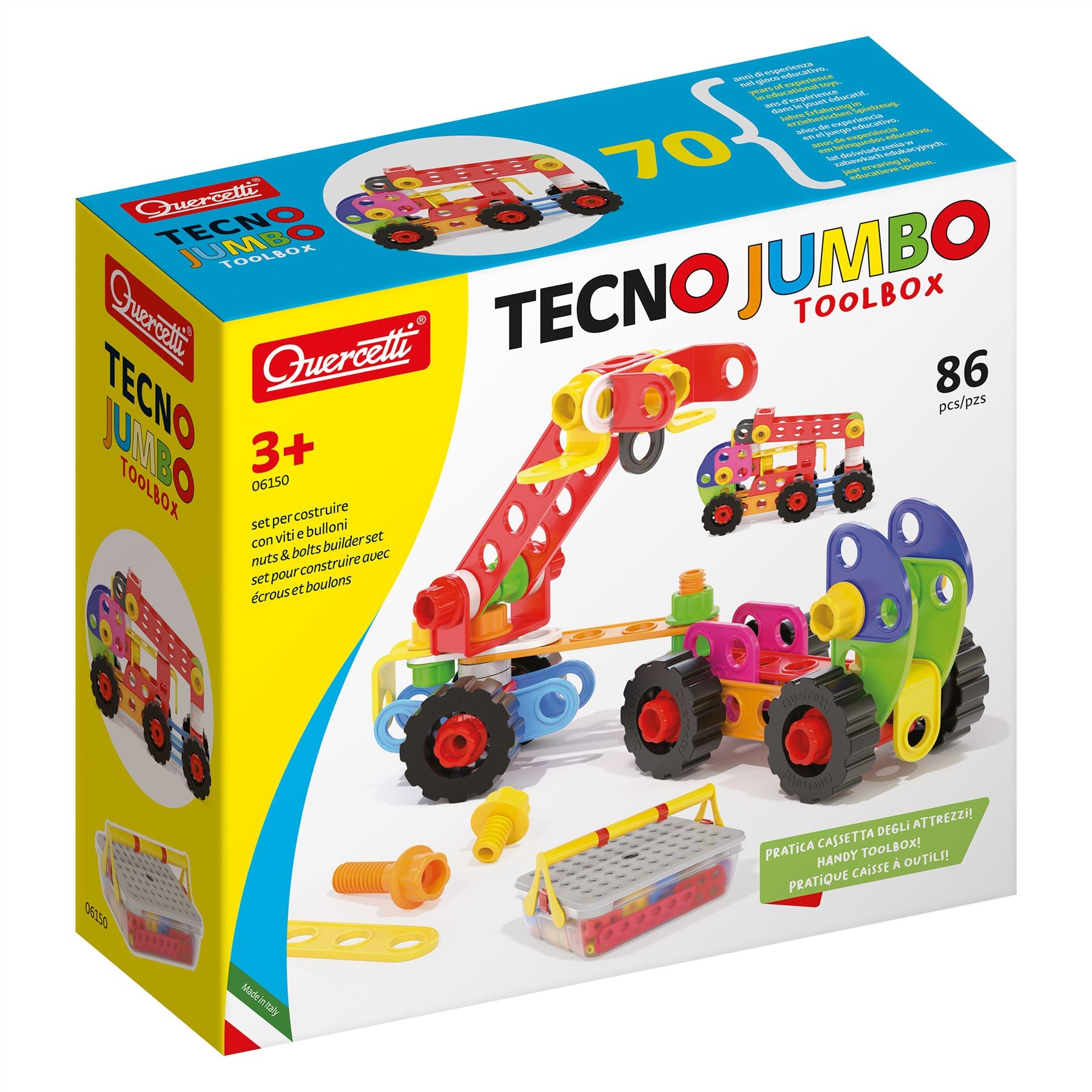 Techno Jumbo Toolbox - 86 Pieces