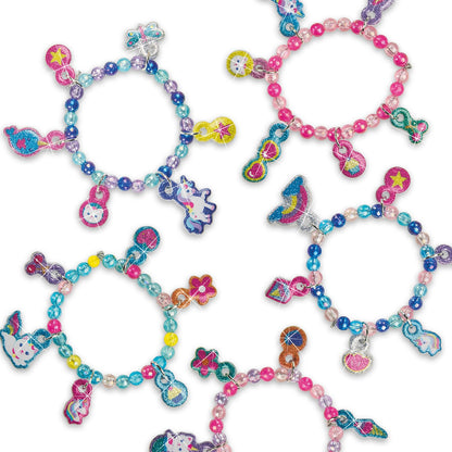 Puffy sticker bracelets
