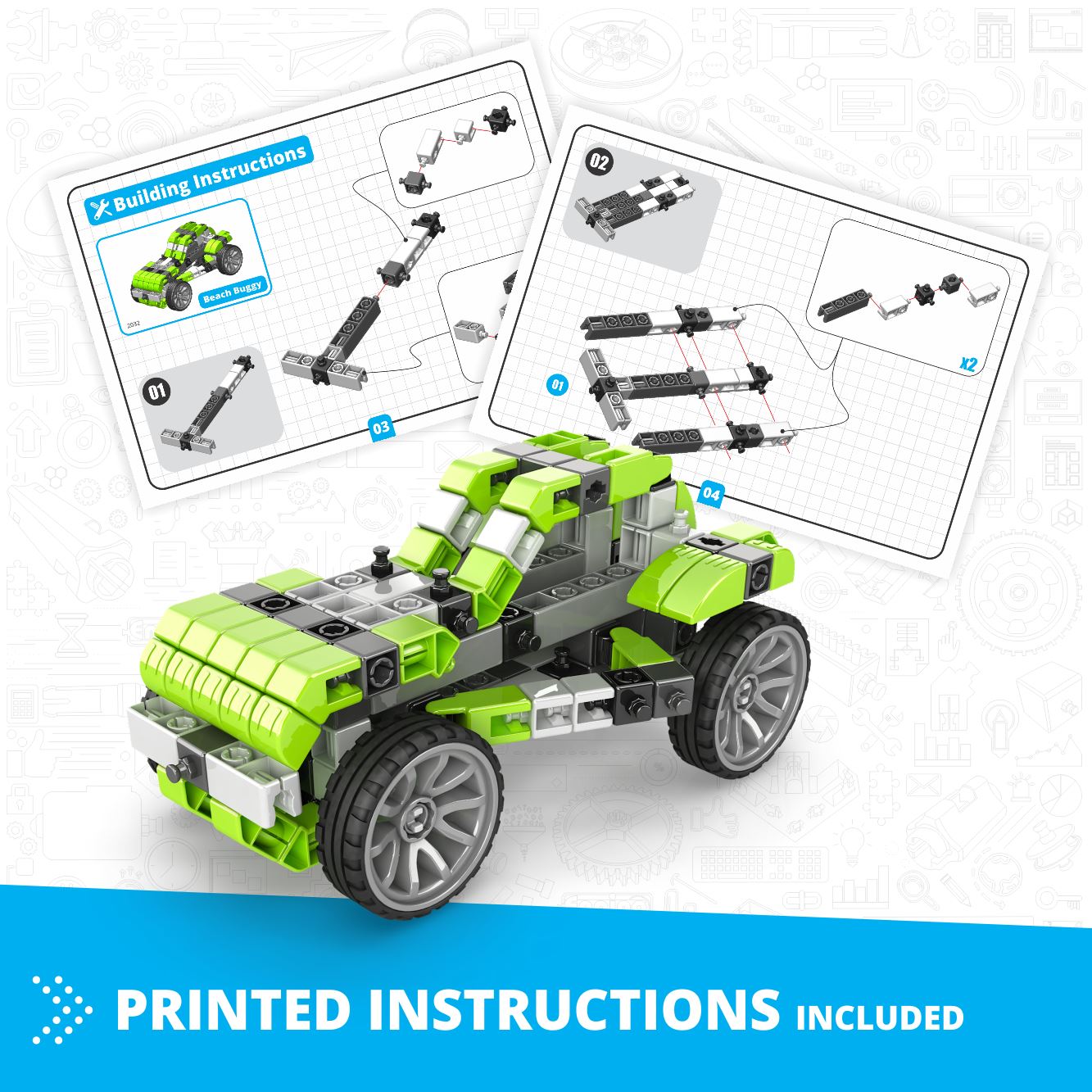 Inventor Mechanics Beach Buggy w 5 Models