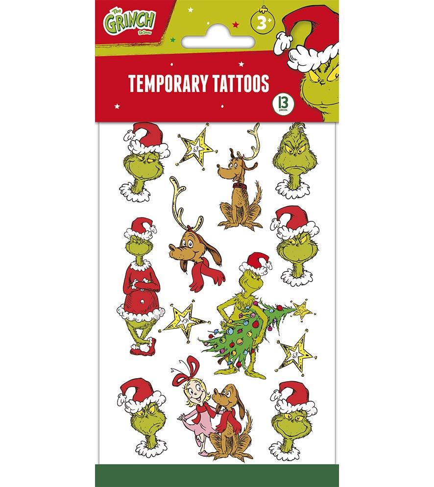 Grinch Temporary Tattoos