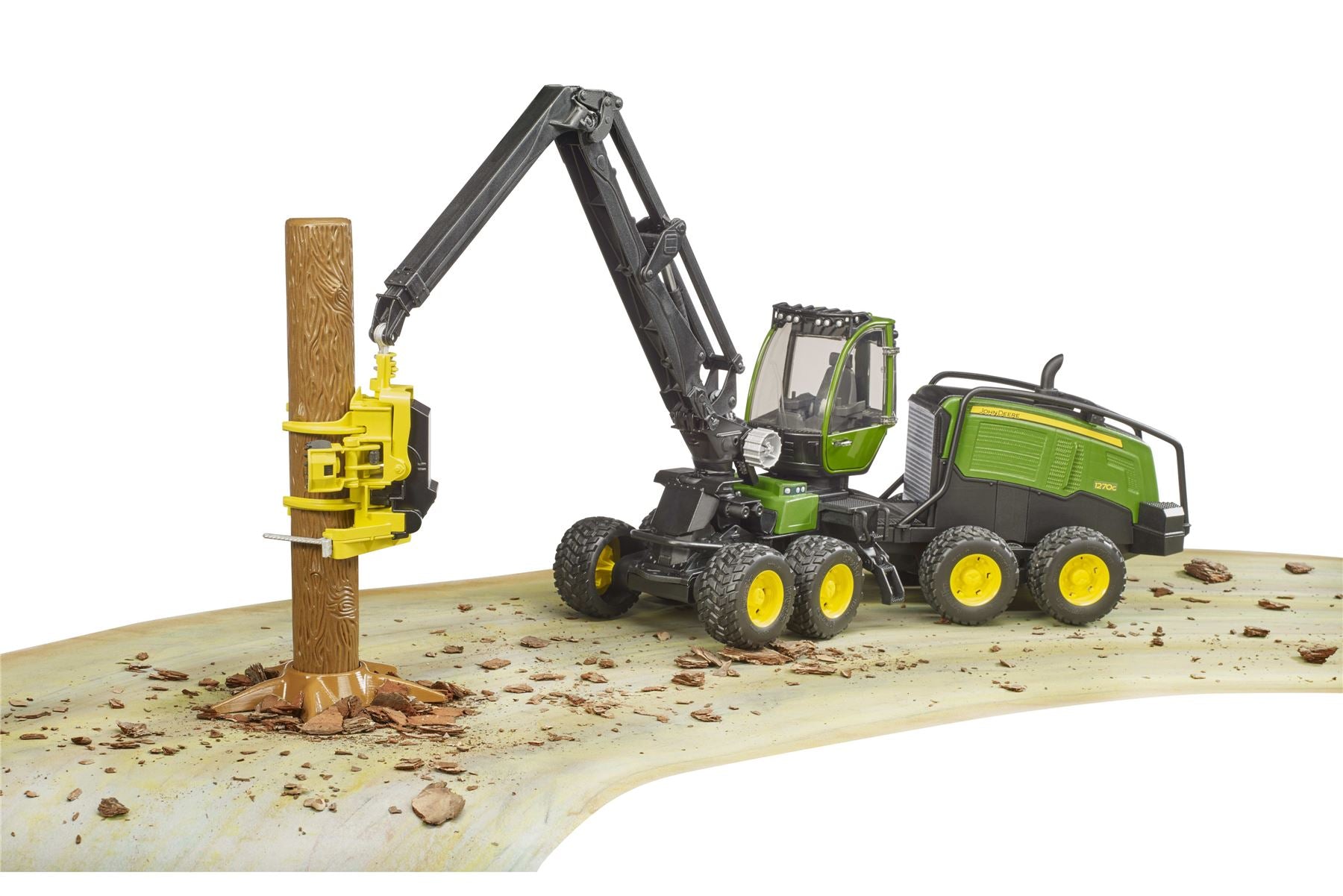 John Deere 1270G Harvester with 1 trunk