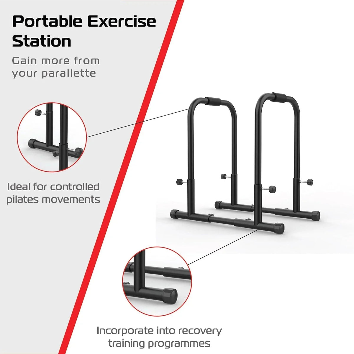 Parallettes Push Up Handles Large